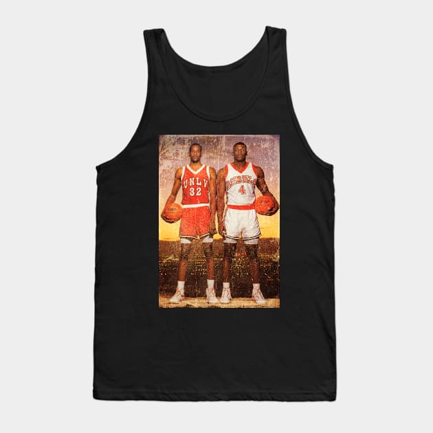 Stacey Augmon and Larry Johnson 1991 Tank Top by AxLSTORE